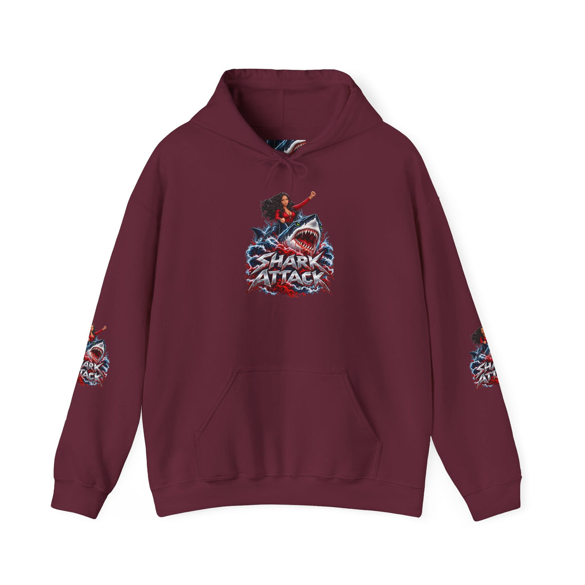 Shar Tank Shark Attack | Make Waves Hoodie