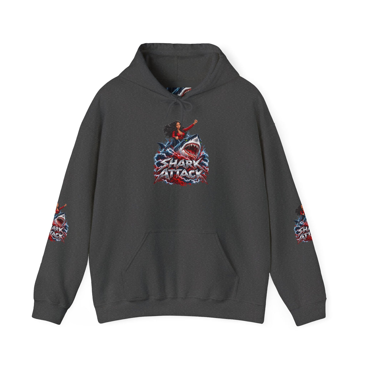 Shar Tank Shark Attack | Make Waves Hoodie
