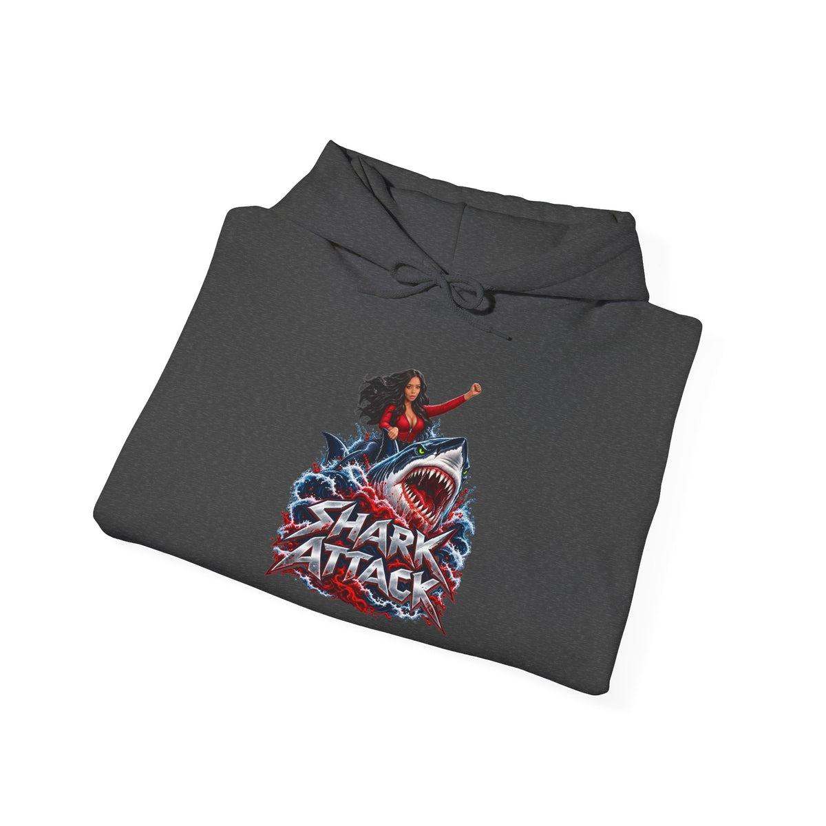 Shar Tank Shark Attack | Make Waves Hoodie