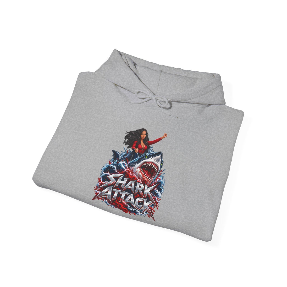 Shar Tank Shark Attack | Make Waves Hoodie