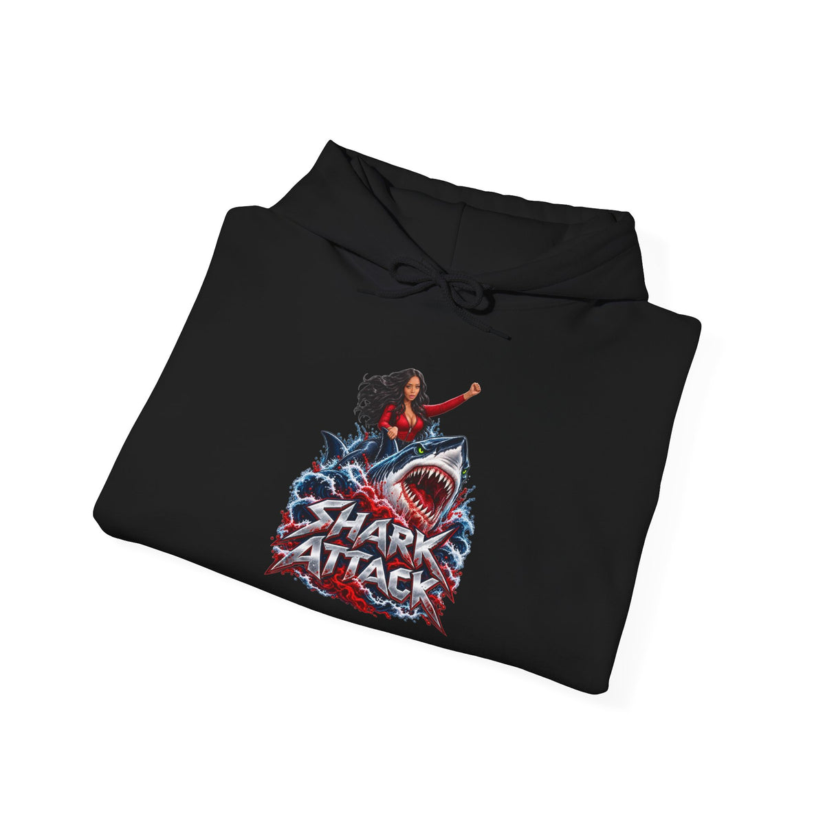 Shar Tank Shark Attack | Make Waves Hoodie