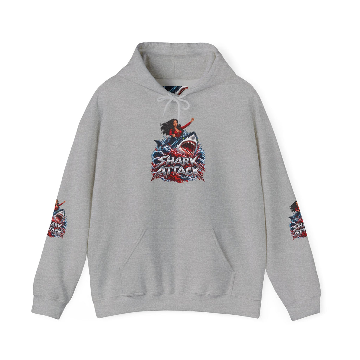 Shar Tank Shark Attack | Make Waves Hoodie