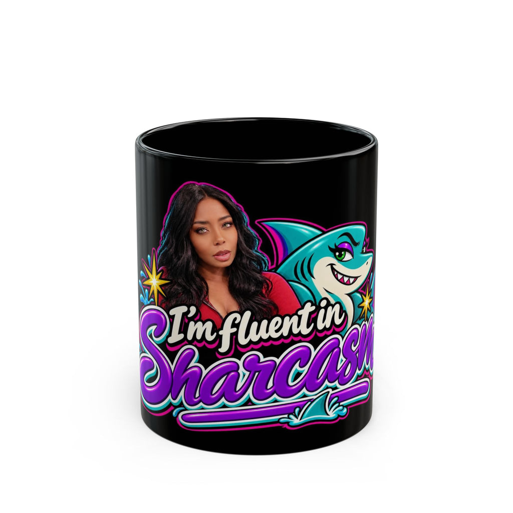 The Shar Tank | Seas the Day Black Mug