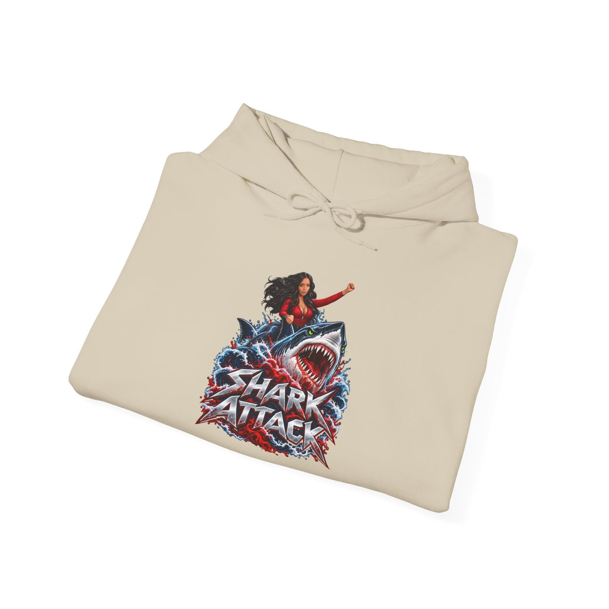 Shar Tank Shark Attack | Make Waves Hoodie