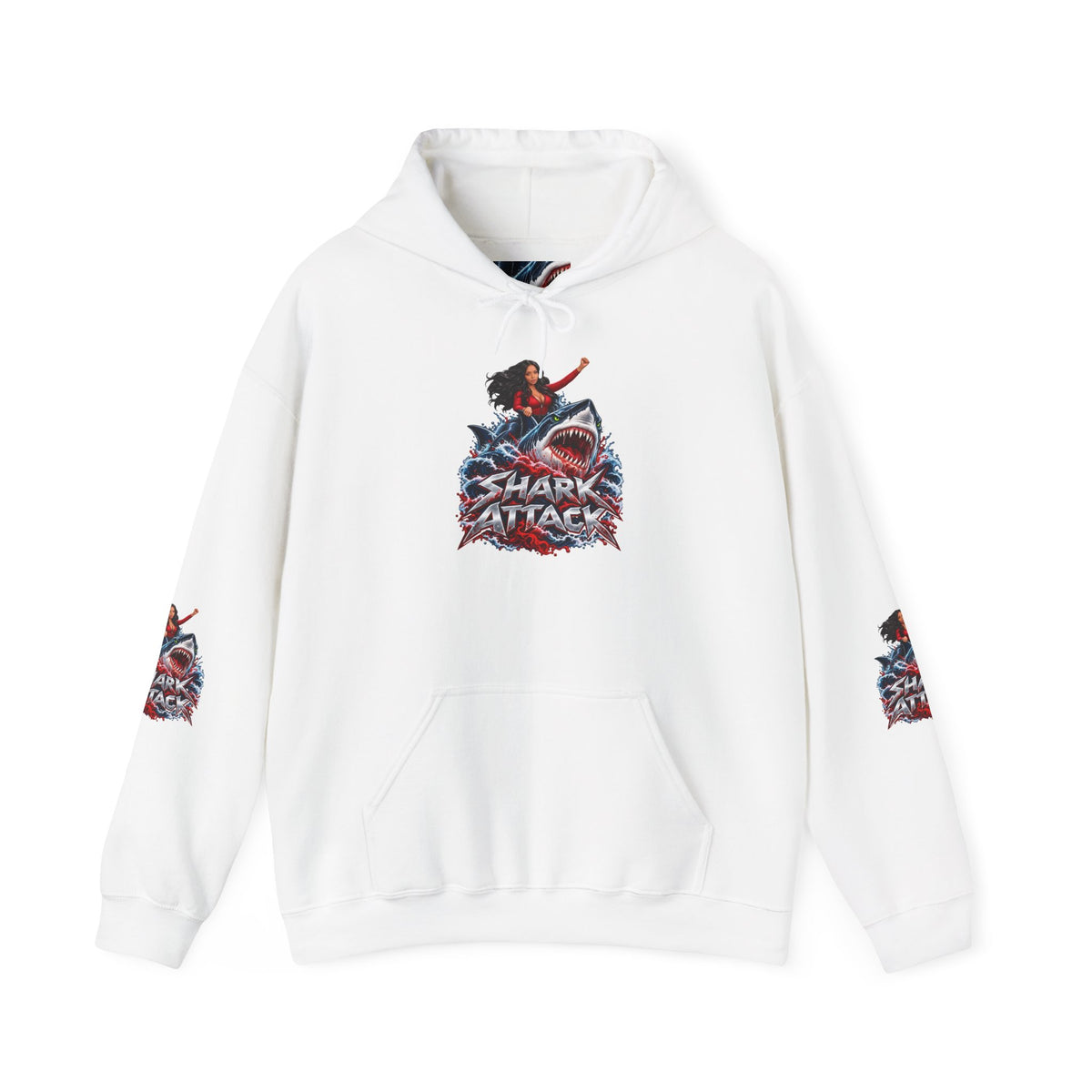 Shar Tank Shark Attack | Make Waves Hoodie