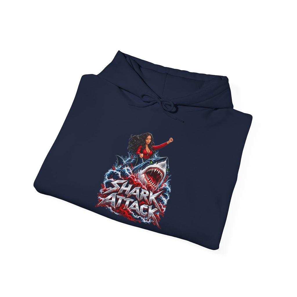 Shar Tank Shark Attack | Make Waves Hoodie