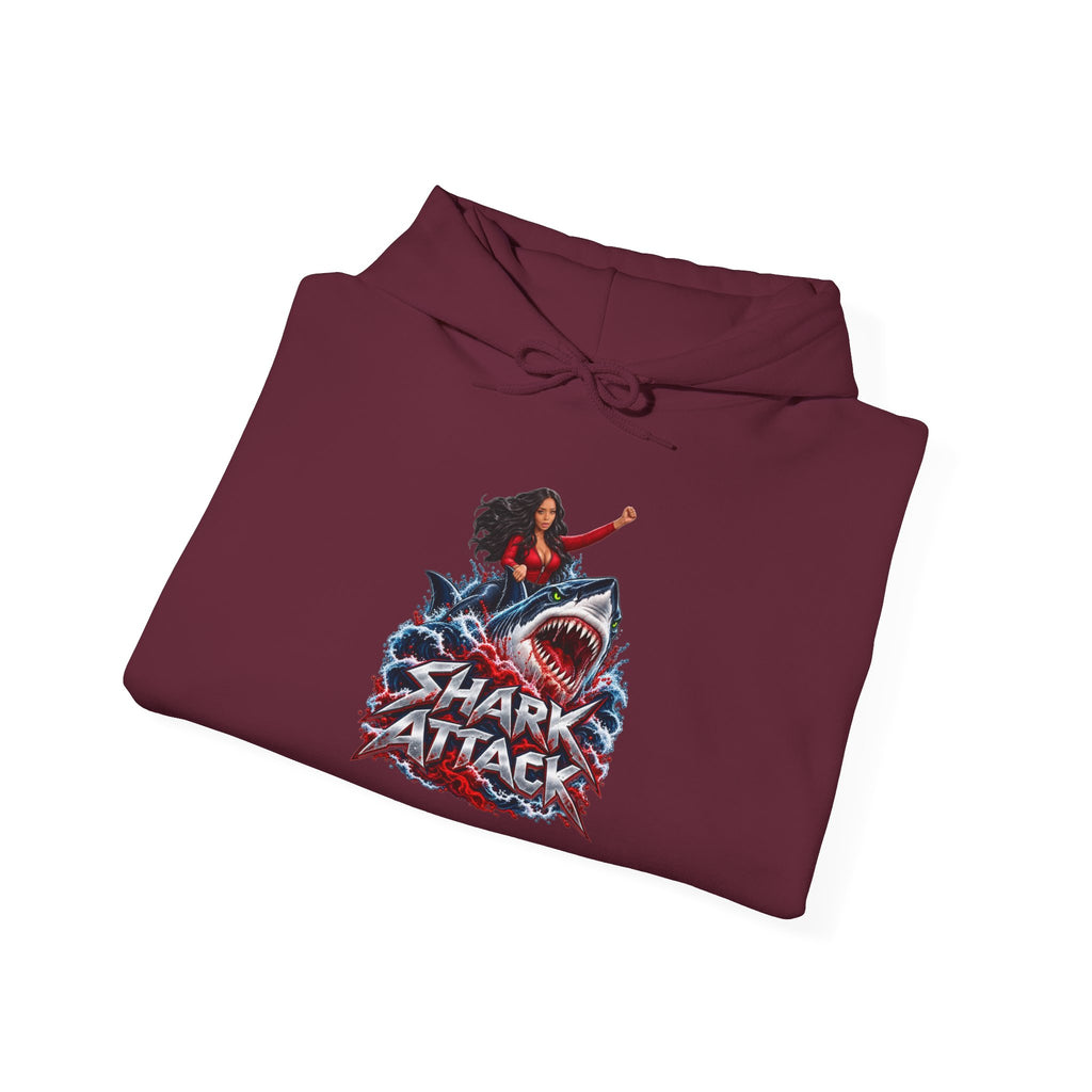 Shar Tank Shark Attack | Make Waves Hoodie