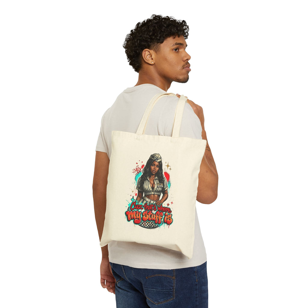 The Shar Tank | Catch the Current Canvas Tote